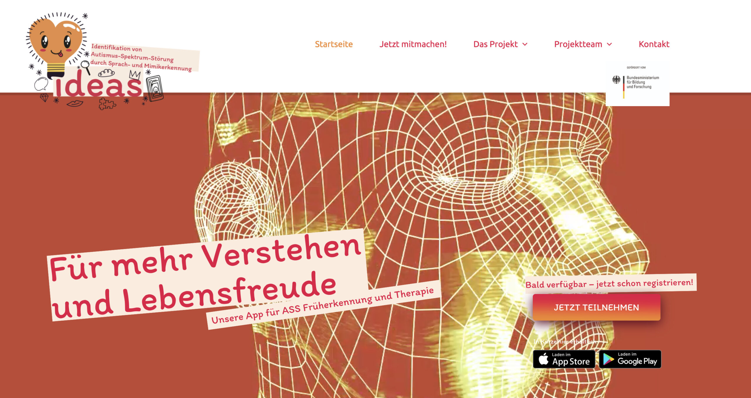 IDEAS – unser neues Projekt mit Unterstützung des BMBF IDEAS – unser neues Projekt mit Unterstützung des BMBF